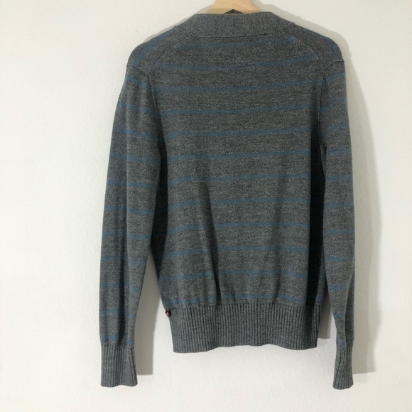 Banana Republic Men’s Heritage Gray/Blue Cardigan Small Vintage - Picture 8 of 8
